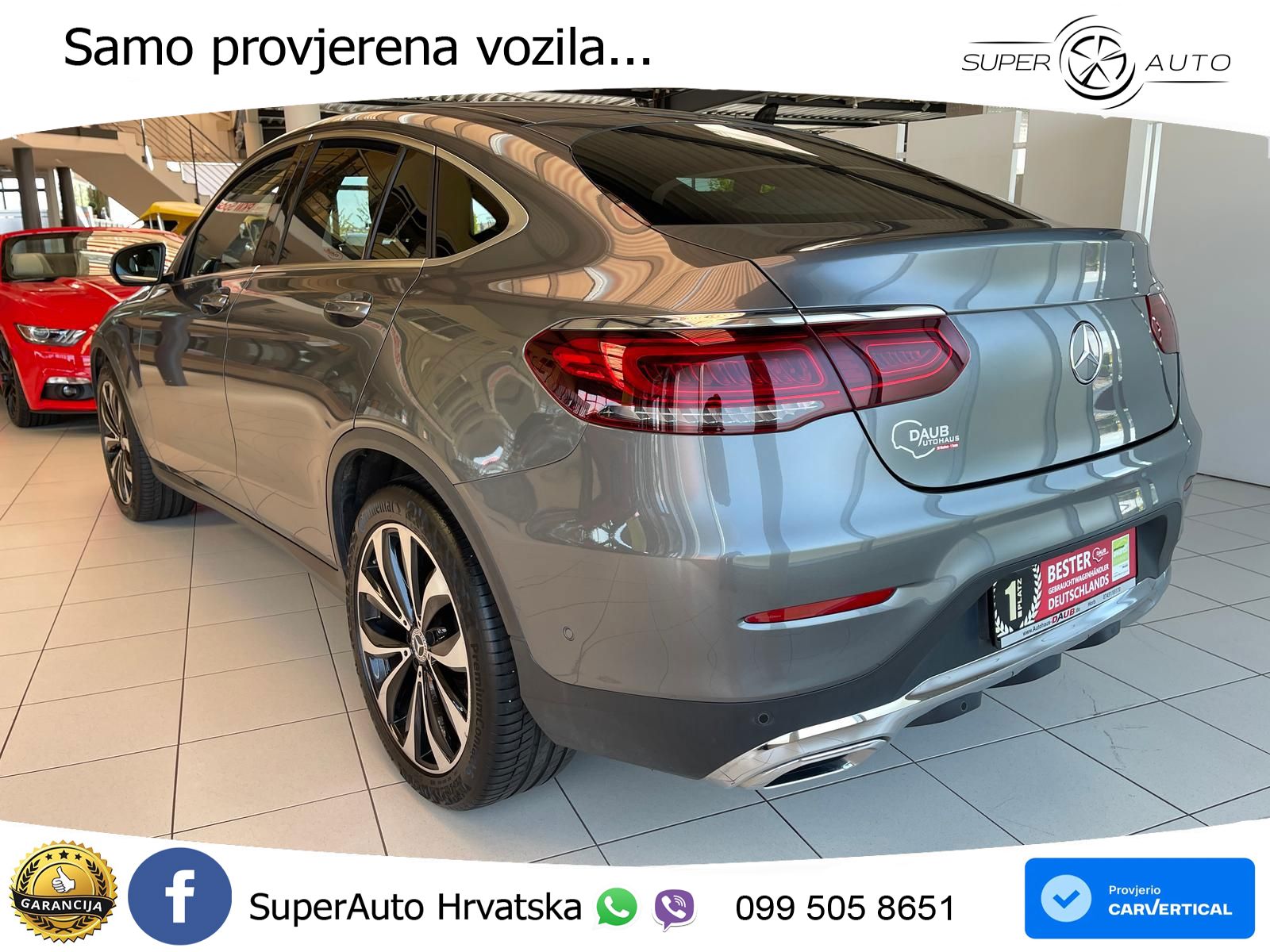 Mercedes GLC Coupe 220d (194 KS) 4MATIC G-TRONIC LED+GR SJED+ACC