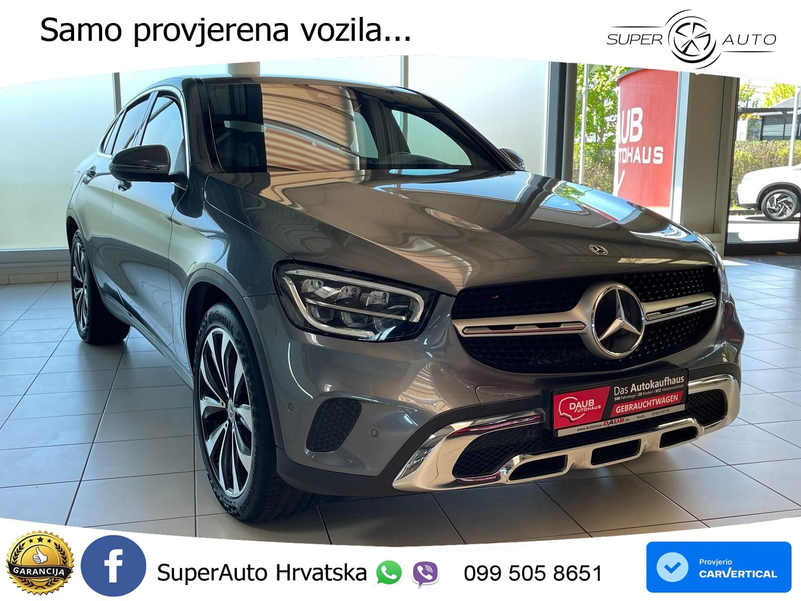Mercedes GLC Coupe 220d (194 KS) 4MATIC G-TRONIC LED+GR SJED+ACC
