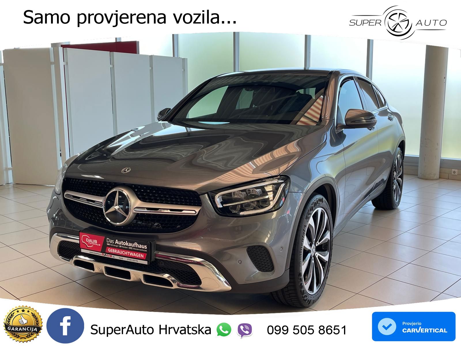 Mercedes GLC Coupe 220d (194 KS) 4MATIC G-TRONIC LED+GR SJED+ACC