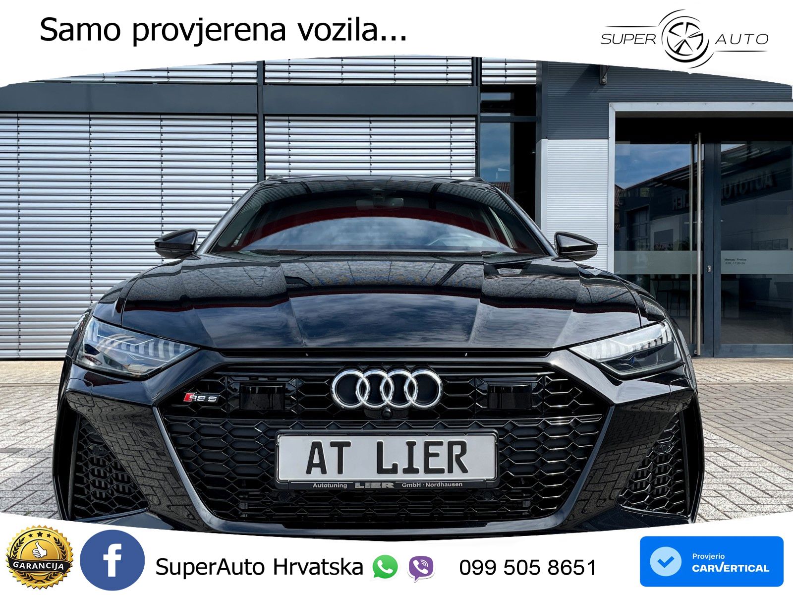 Audi RS6 Avant 4.0 TFSI V8 (600 KS) quattro Tiptronic ZRAČNI+ACC+GR SJED+KAM+PANO