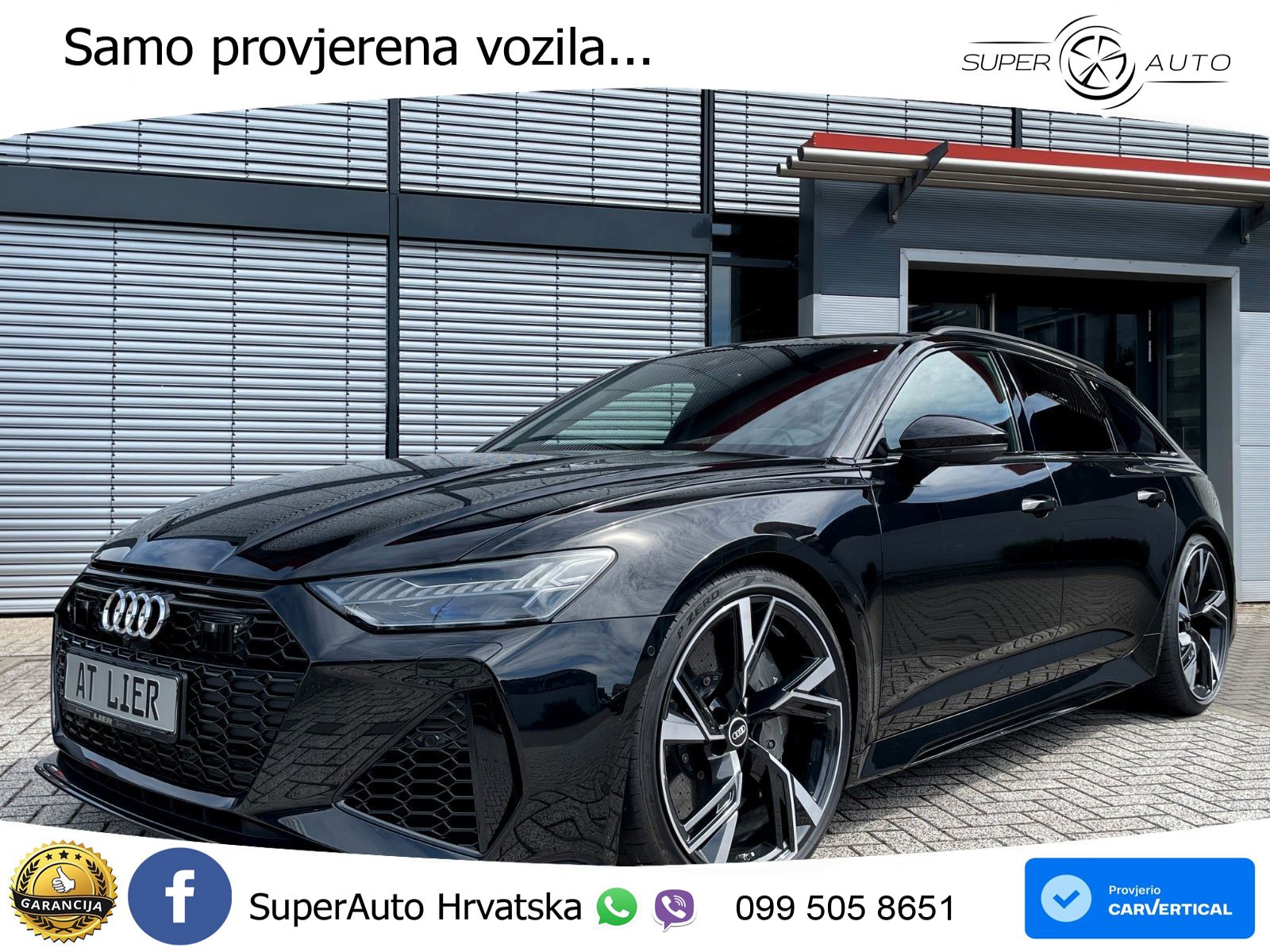 Audi RS6 Avant 4.0 TFSI V8 (600 KS) quattro Tiptronic ZRAČNI+ACC+GR SJED+KAM+PANO