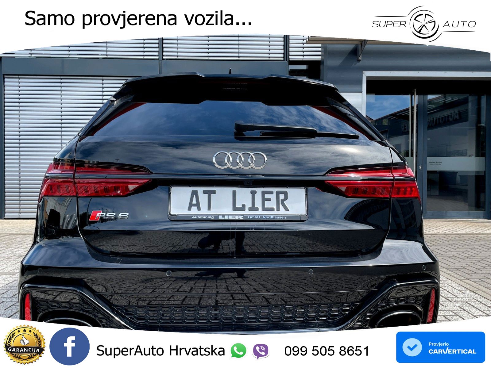 Audi RS6 Avant 4.0 TFSI V8 (600 KS) quattro Tiptronic ZRAČNI+ACC+GR SJED+KAM+PANO