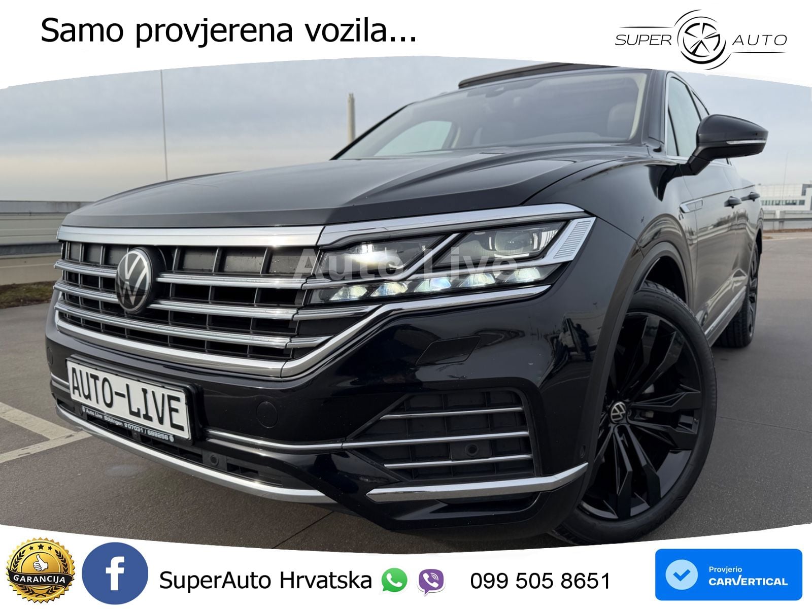 Volkswagen Touareg 3.0 V6 TDI (286 KS) 4MOTION Tiptronic ZRAČNI+ACC+GR SJED+KAM+PANO