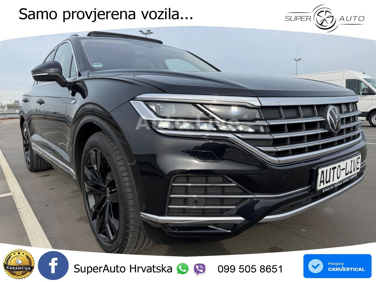 Volkswagen Touareg 3.0 V6 TDI (286 KS) 4MOTION Tiptronic ZRAČNI+ACC+GR SJED+KAM+PANO