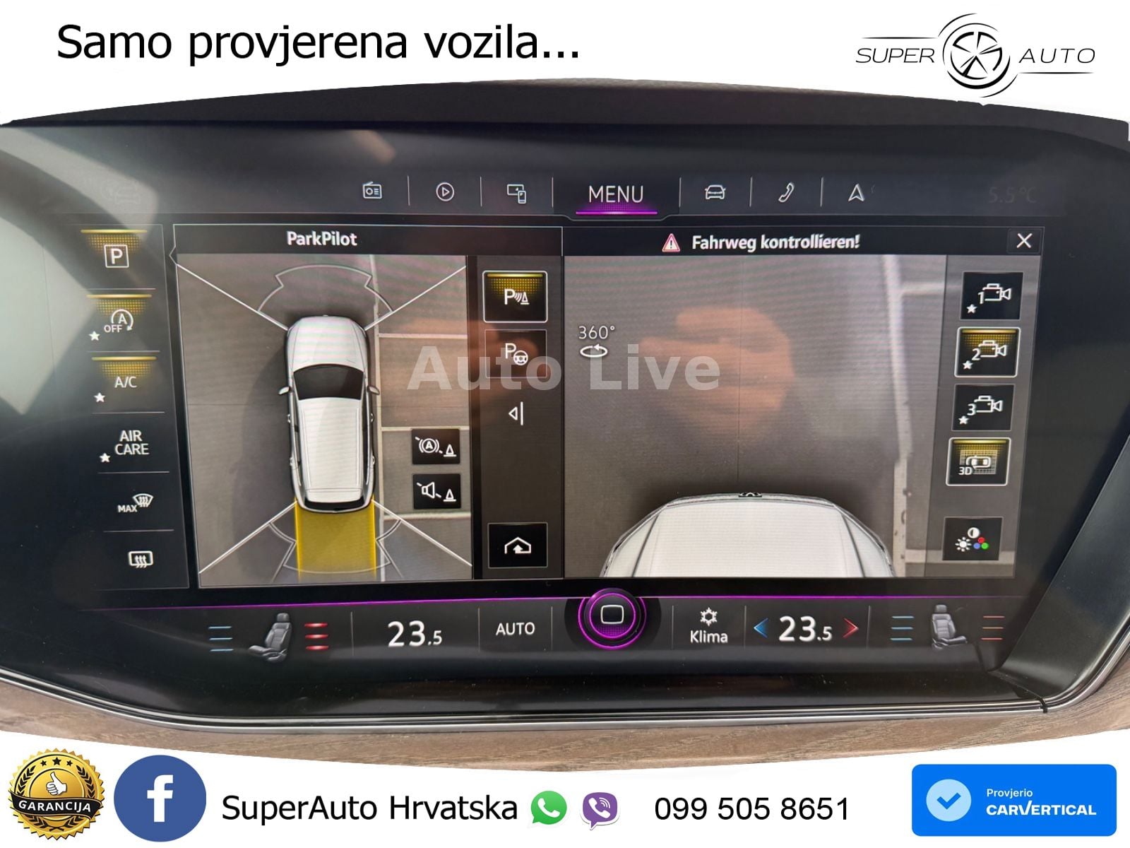 Volkswagen Touareg 3.0 V6 TDI (286 KS) 4MOTION Tiptronic ZRAČNI+ACC+GR SJED+KAM+PANO