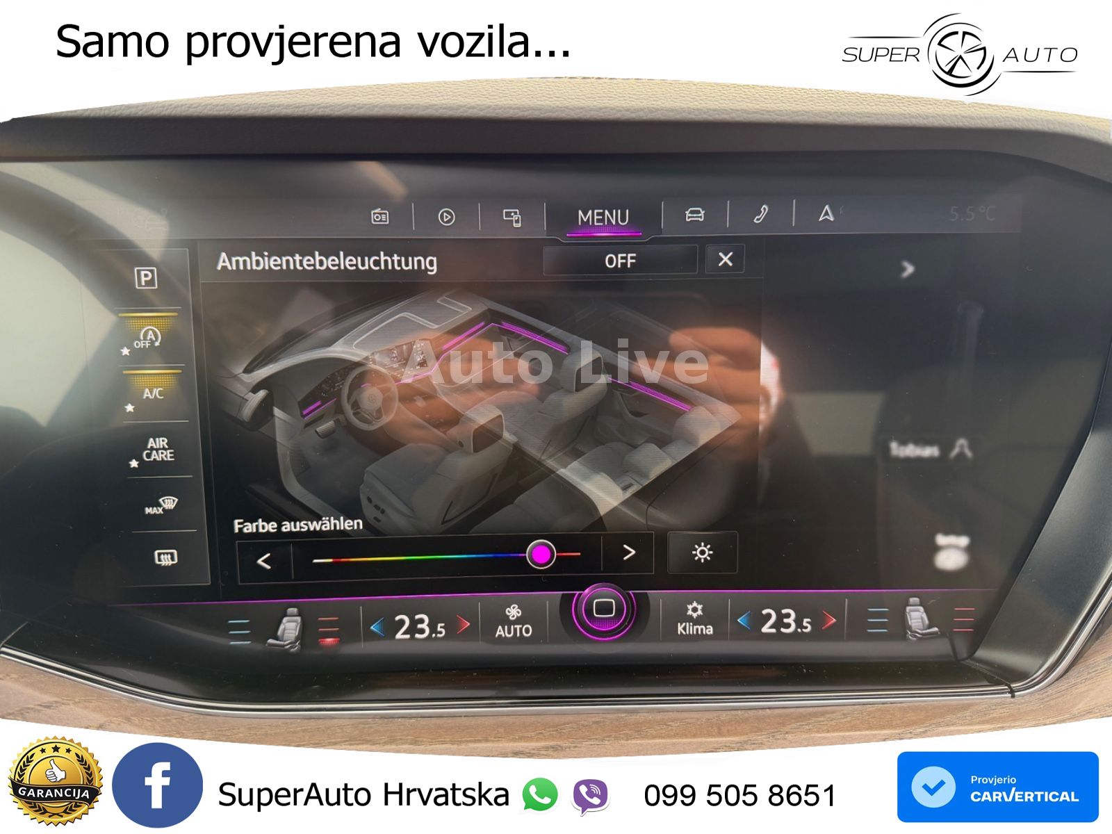 Volkswagen Touareg 3.0 V6 TDI (286 KS) 4MOTION Tiptronic ZRAČNI+ACC+GR SJED+KAM+PANO