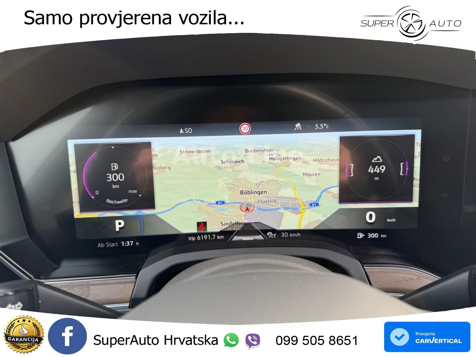 Volkswagen Touareg 3.0 V6 TDI (286 KS) 4MOTION Tiptronic ZRAČNI+ACC+GR SJED+KAM+PANO