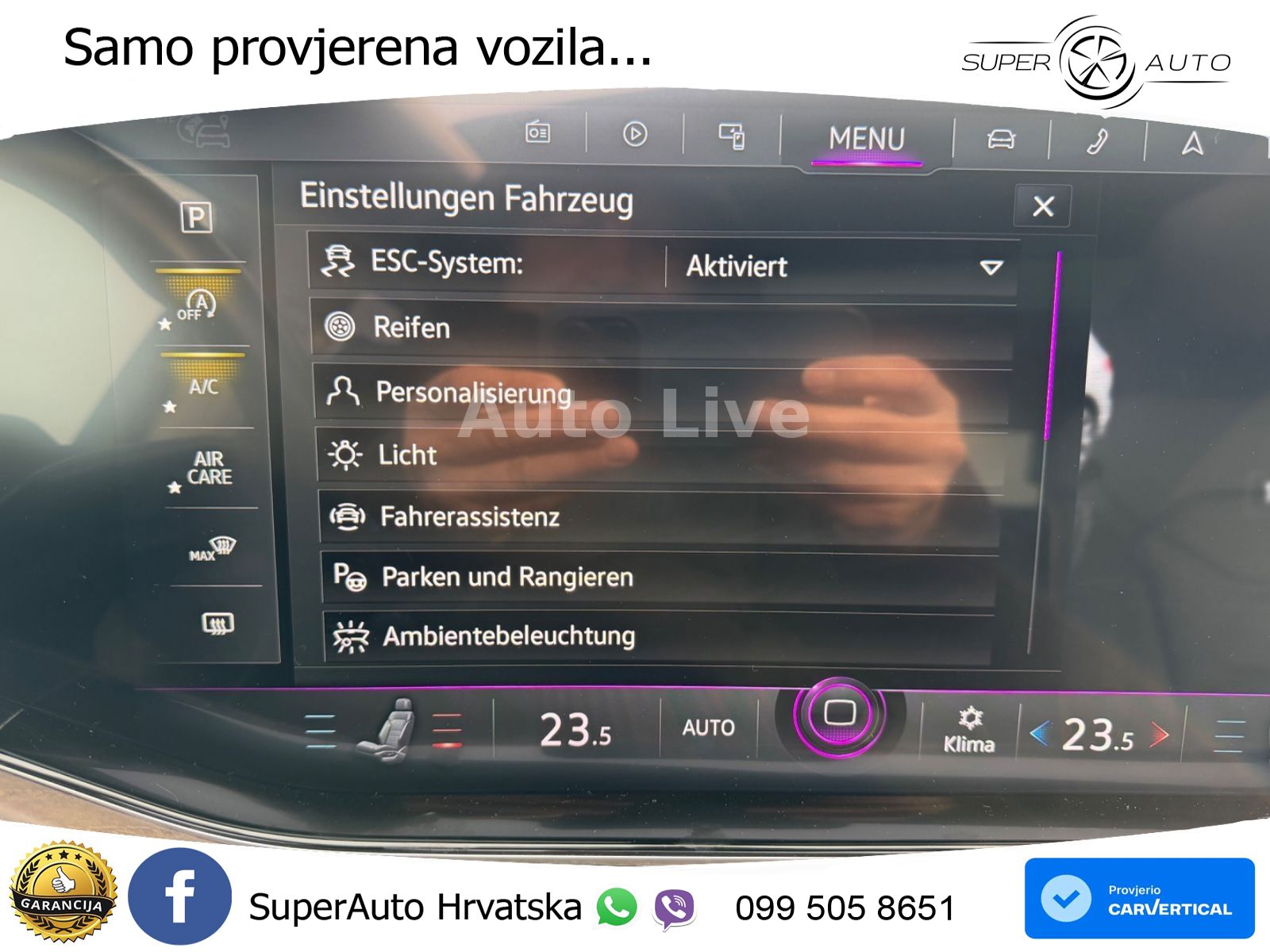Volkswagen Touareg 3.0 V6 TDI (286 KS) 4MOTION Tiptronic ZRAČNI+ACC+GR SJED+KAM+PANO