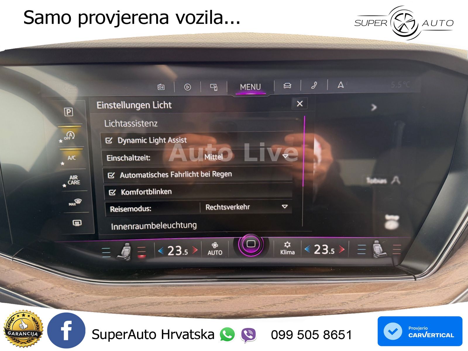 Volkswagen Touareg 3.0 V6 TDI (286 KS) 4MOTION Tiptronic ZRAČNI+ACC+GR SJED+KAM+PANO