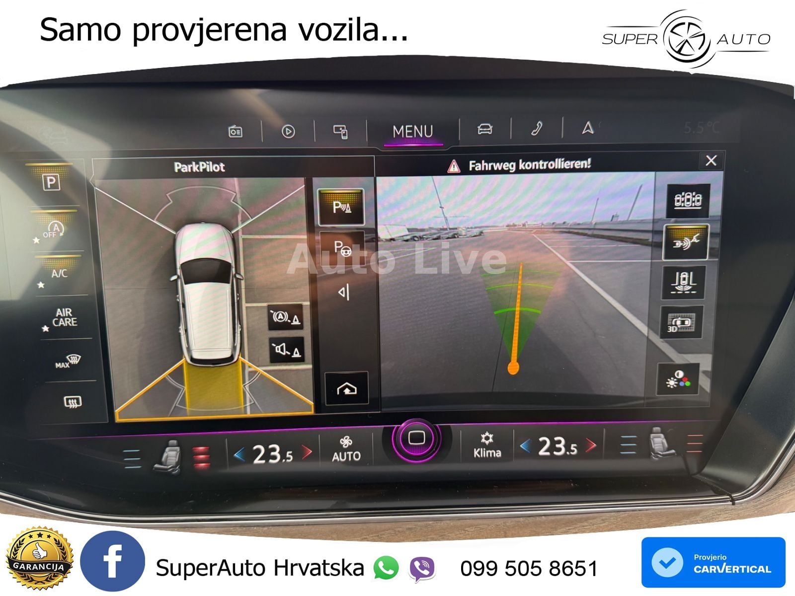 Volkswagen Touareg 3.0 V6 TDI (286 KS) 4MOTION Tiptronic ZRAČNI+ACC+GR SJED+KAM+PANO
