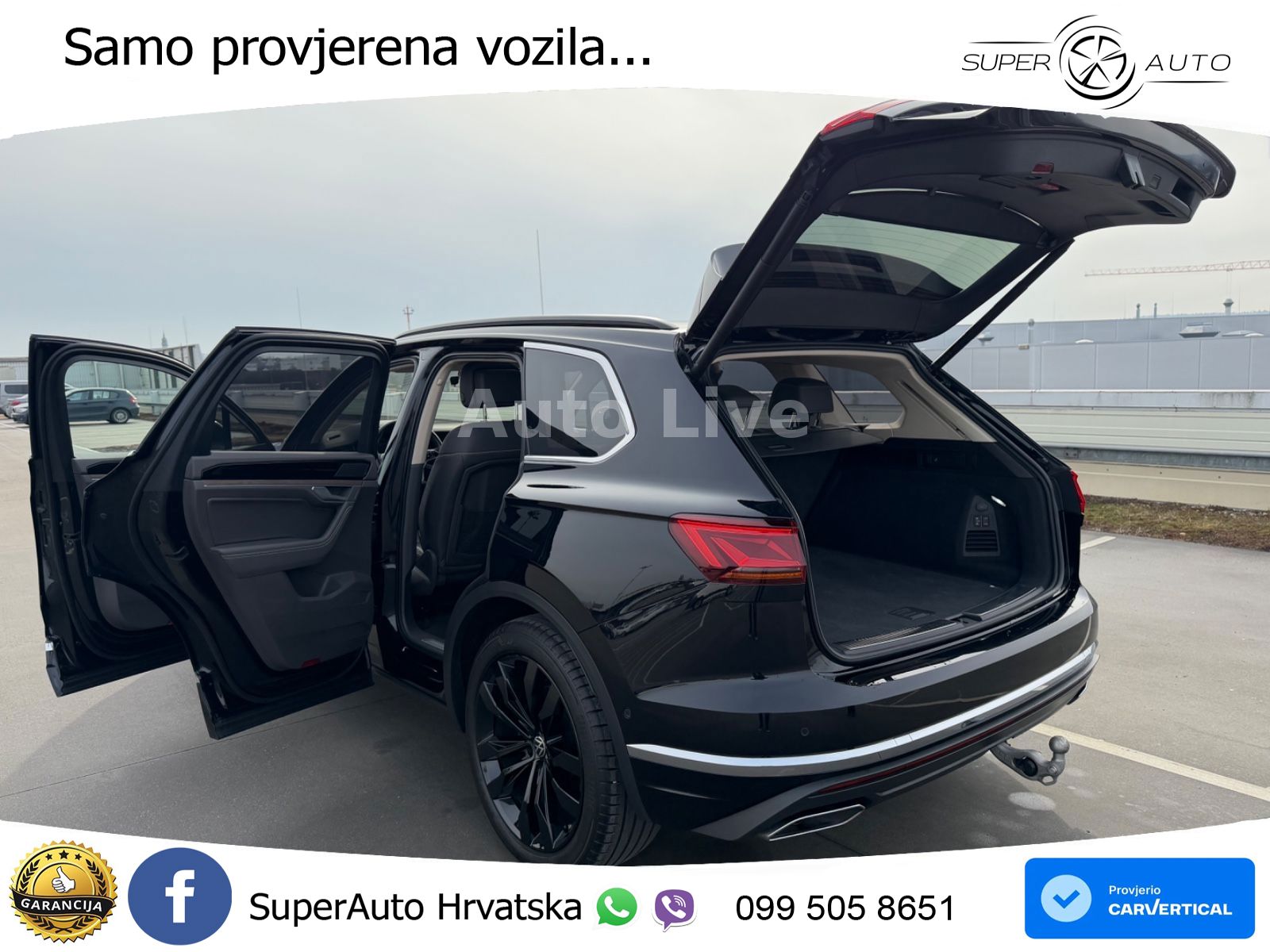 Volkswagen Touareg 3.0 V6 TDI (286 KS) 4MOTION Tiptronic ZRAČNI+ACC+GR SJED+KAM+PANO