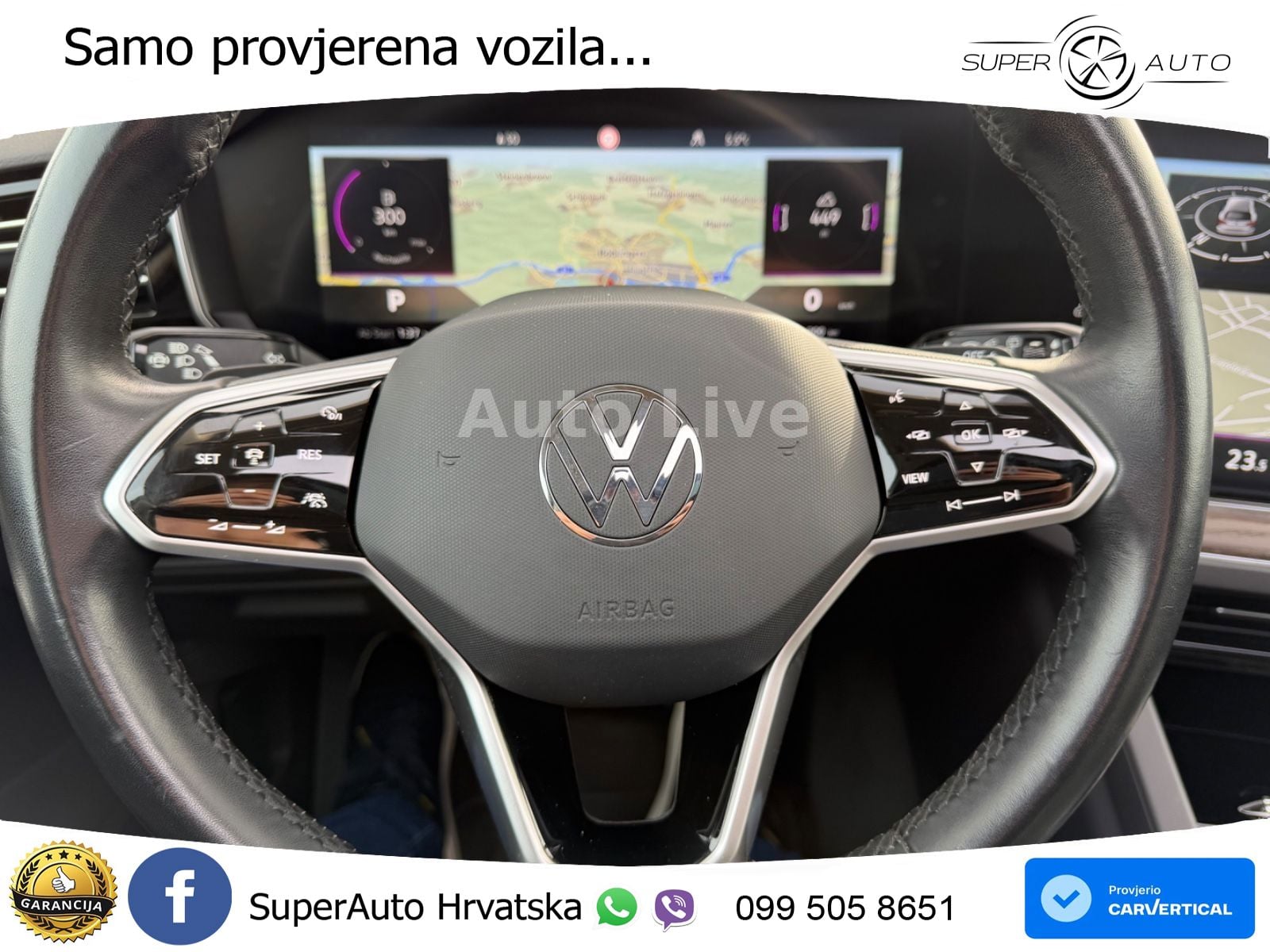 Volkswagen Touareg 3.0 V6 TDI (286 KS) 4MOTION Tiptronic ZRAČNI+ACC+GR SJED+KAM+PANO