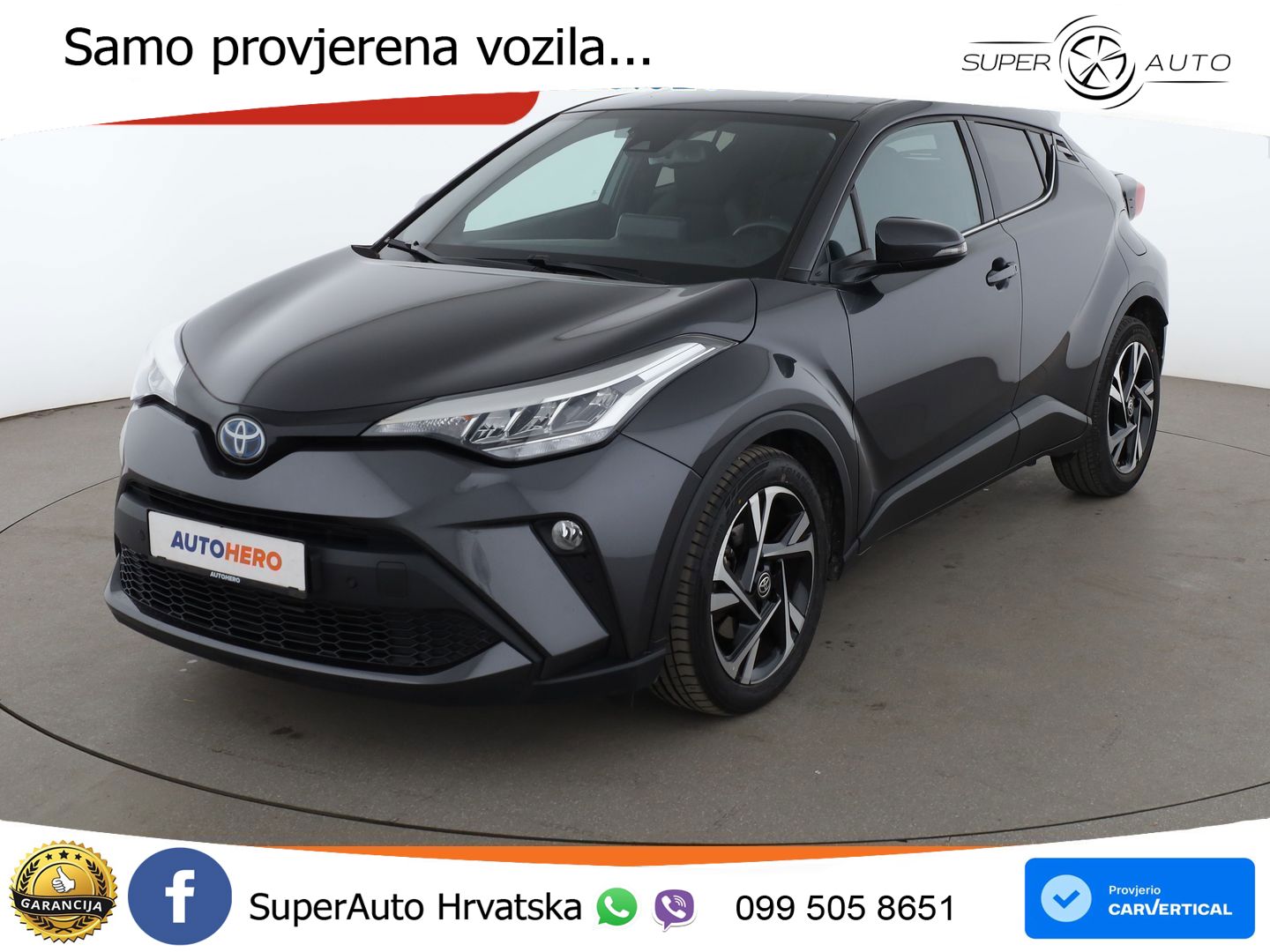 Toyota C-HR 1.8 (122 KS) Hybrid e-CVT LED+GR SJED+ACC