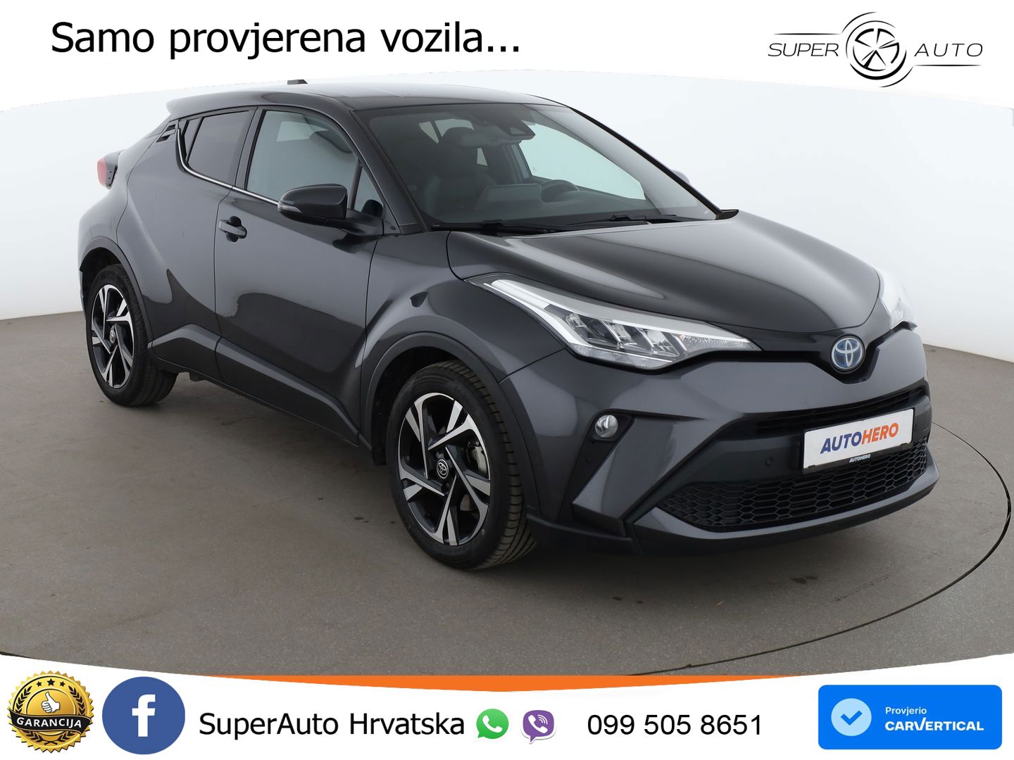 Toyota C-HR 1.8 (122 KS) Hybrid e-CVT LED+GR SJED+ACC