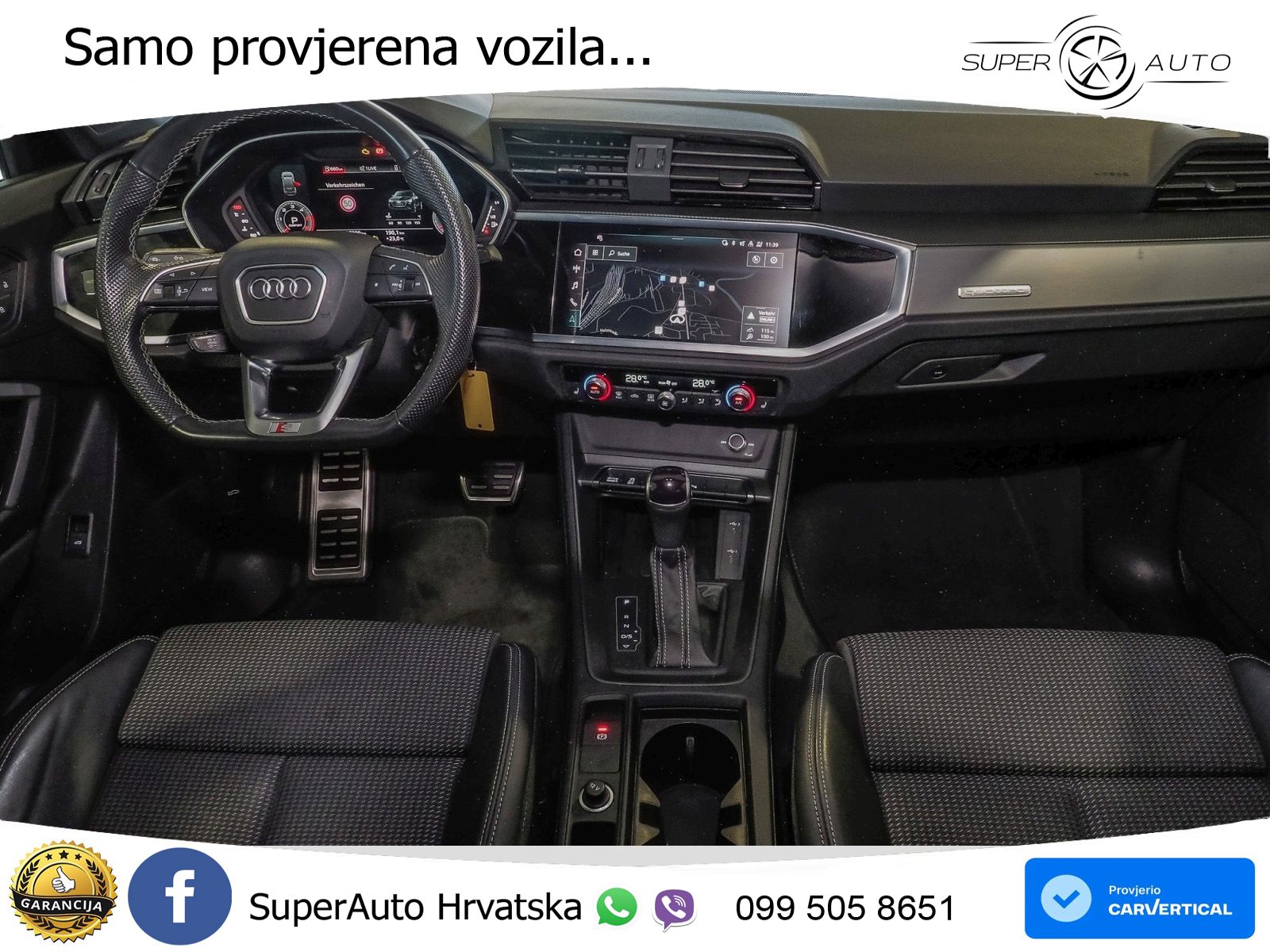 Audi Q3 Sportback 35 TDI (150 KS) quattro S tronic S line LED+GR SJED+ACC