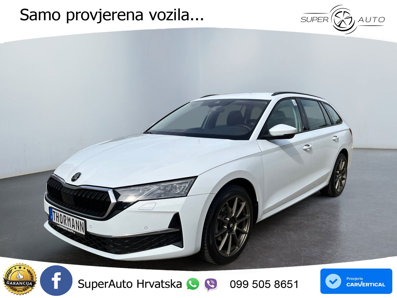 Škoda Octavia Combi 2.0 TDI (150 KS) DSG Selection MATRIX+GR SJED+KAM