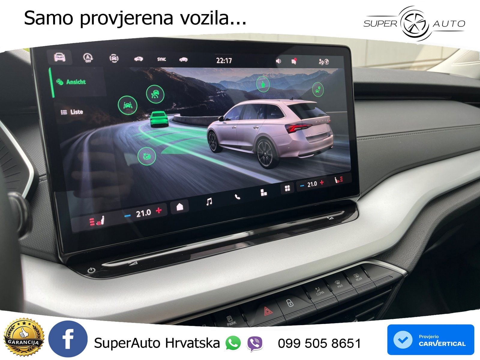 Škoda Octavia Combi 2.0 TDI (150 KS) DSG Selection MATRIX+GR SJED+KAM