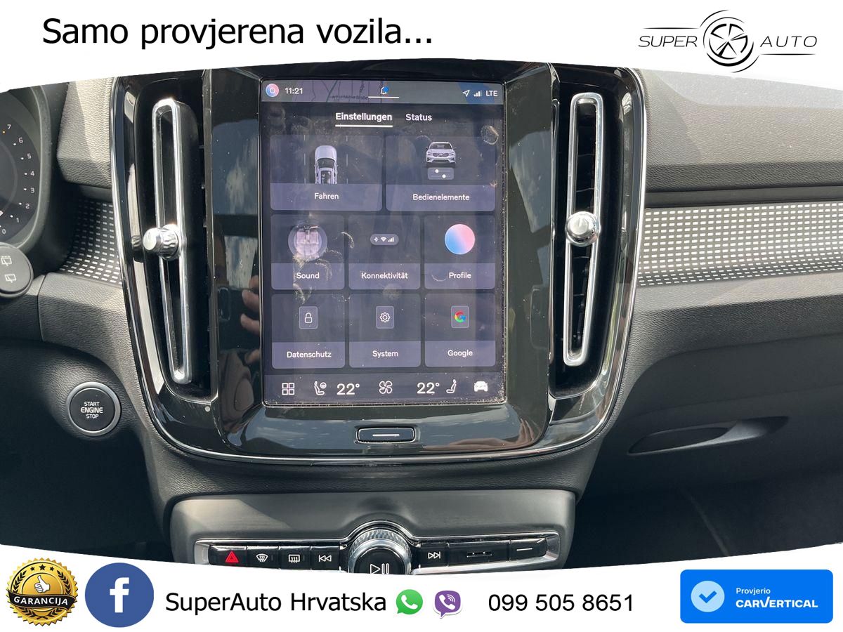 Volvo XC40 2.0 B4 AWD 197 KS Automatic LED+GR SJED+ACC