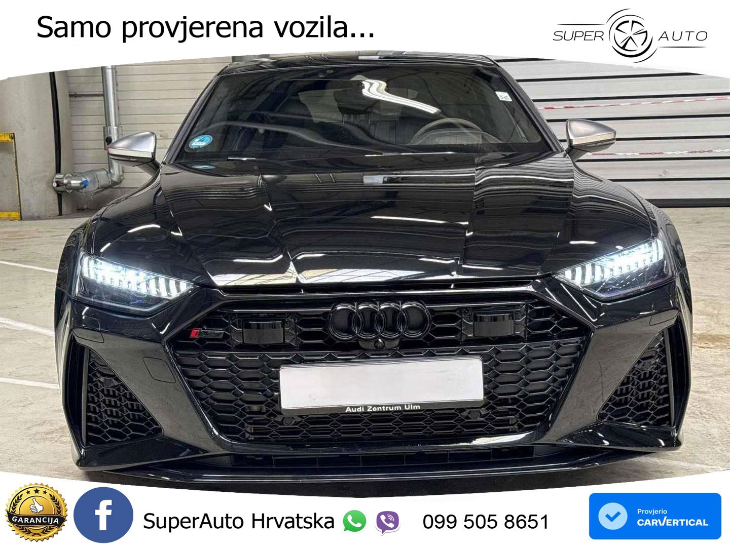 Audi RS7 4.0 TFSI V8 (600 KS) quattro tiptronic LED+GR SJED+ACC