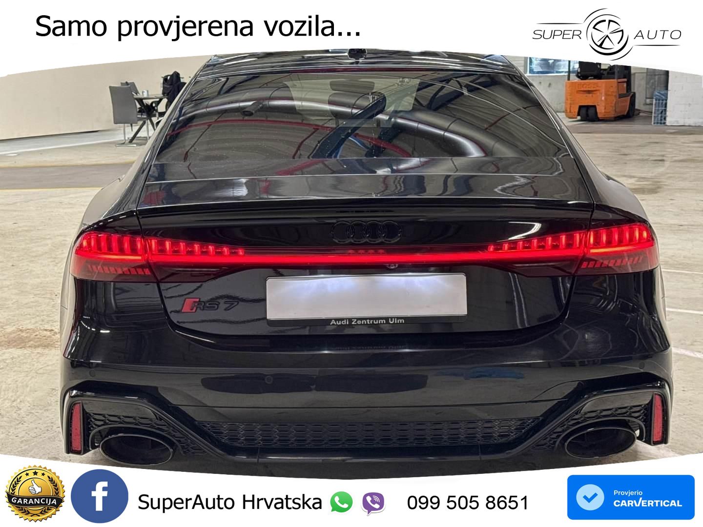 Audi RS7 4.0 TFSI V8 (600 KS) quattro tiptronic LED+GR SJED+ACC