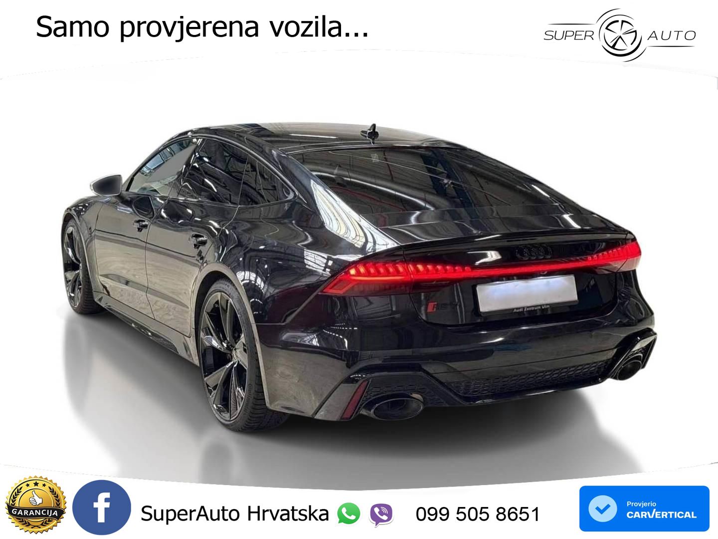 Audi RS7 4.0 TFSI V8 (600 KS) quattro tiptronic LED+GR SJED+ACC