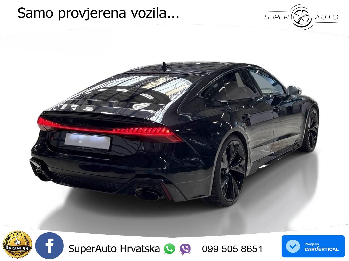 Audi RS7 4.0 TFSI V8 (600 KS) quattro tiptronic LED+GR SJED+ACC