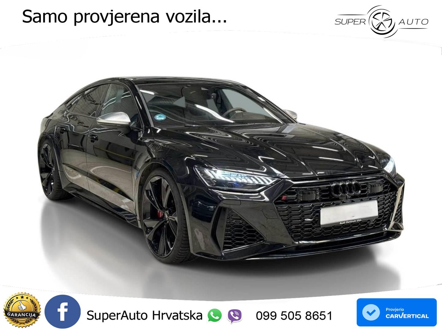 Audi RS7 4.0 TFSI V8 (600 KS) quattro tiptronic LED+GR SJED+ACC