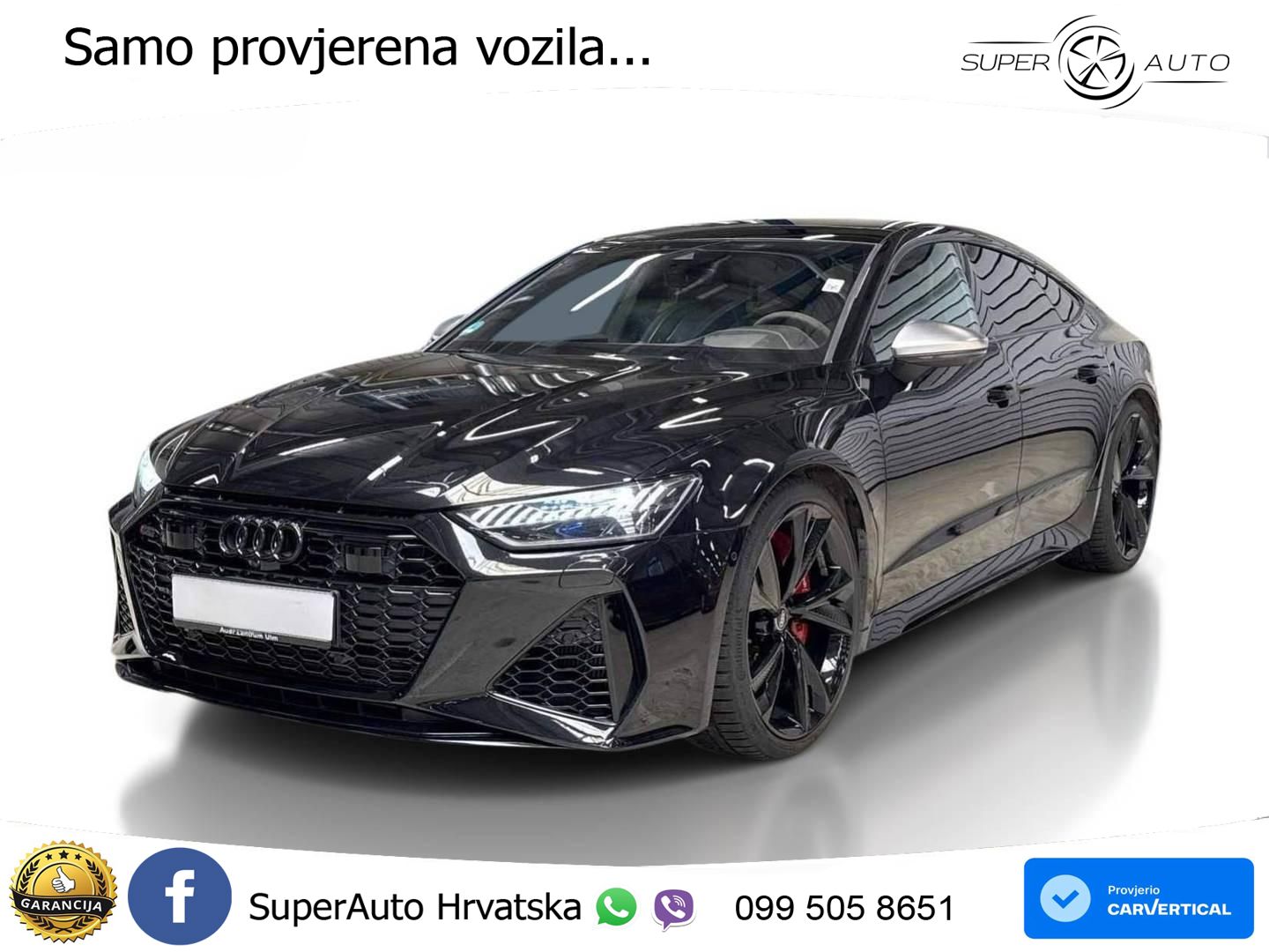 Audi RS7 4.0 TFSI V8 (600 KS) quattro tiptronic LED+GR SJED+ACC