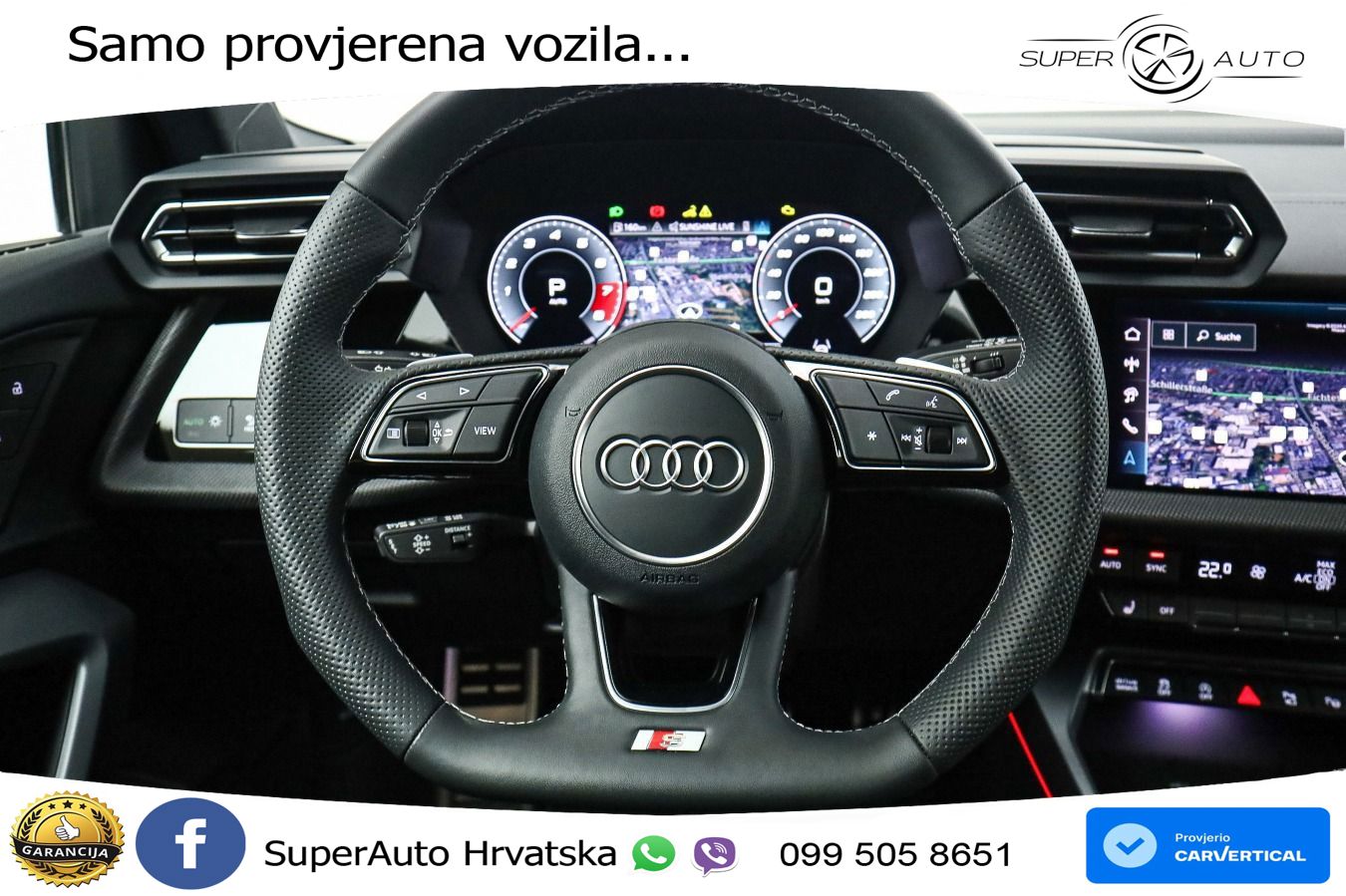 Audi S3 2.0 TFSI (333 KS) quattro S tronic LED+GR SJED+ACC