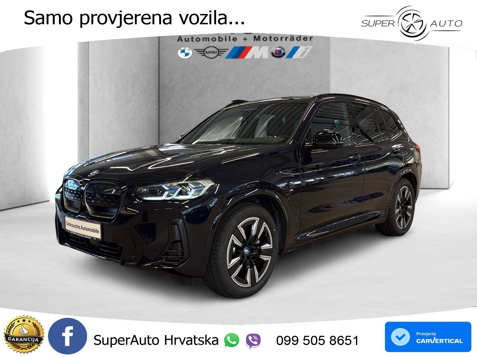 BMW iX3 80 kWh (286 KS)