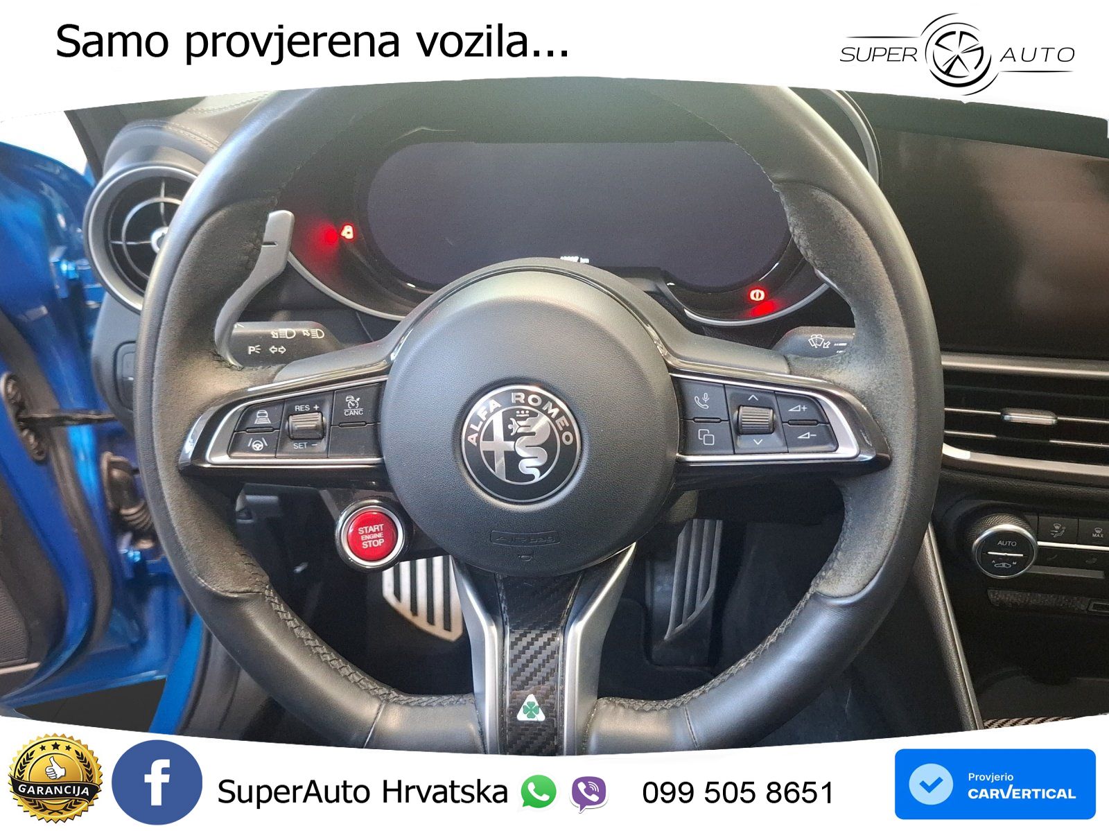 Alfa Romeo Giulia Quadrifoglio 2.9 V6 Bi-Turbo (520 KS) Automatic LED+GR SJED+ACC