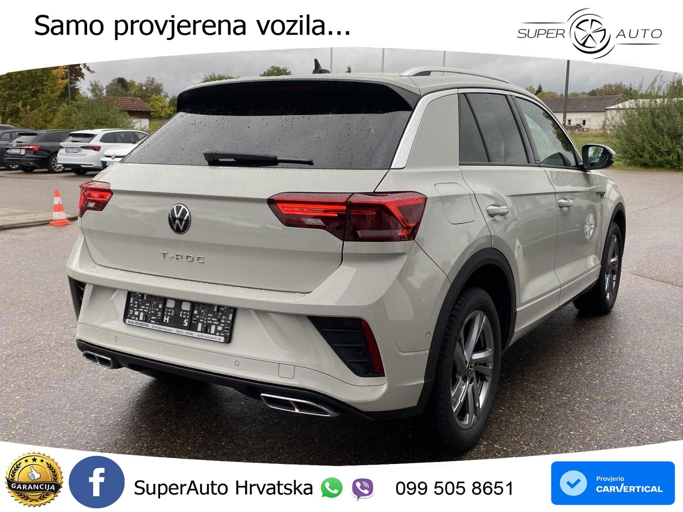 Volkswagen T-Roc 1.5 TSI (150 KS) R-Line LED+GR SJED+ACC