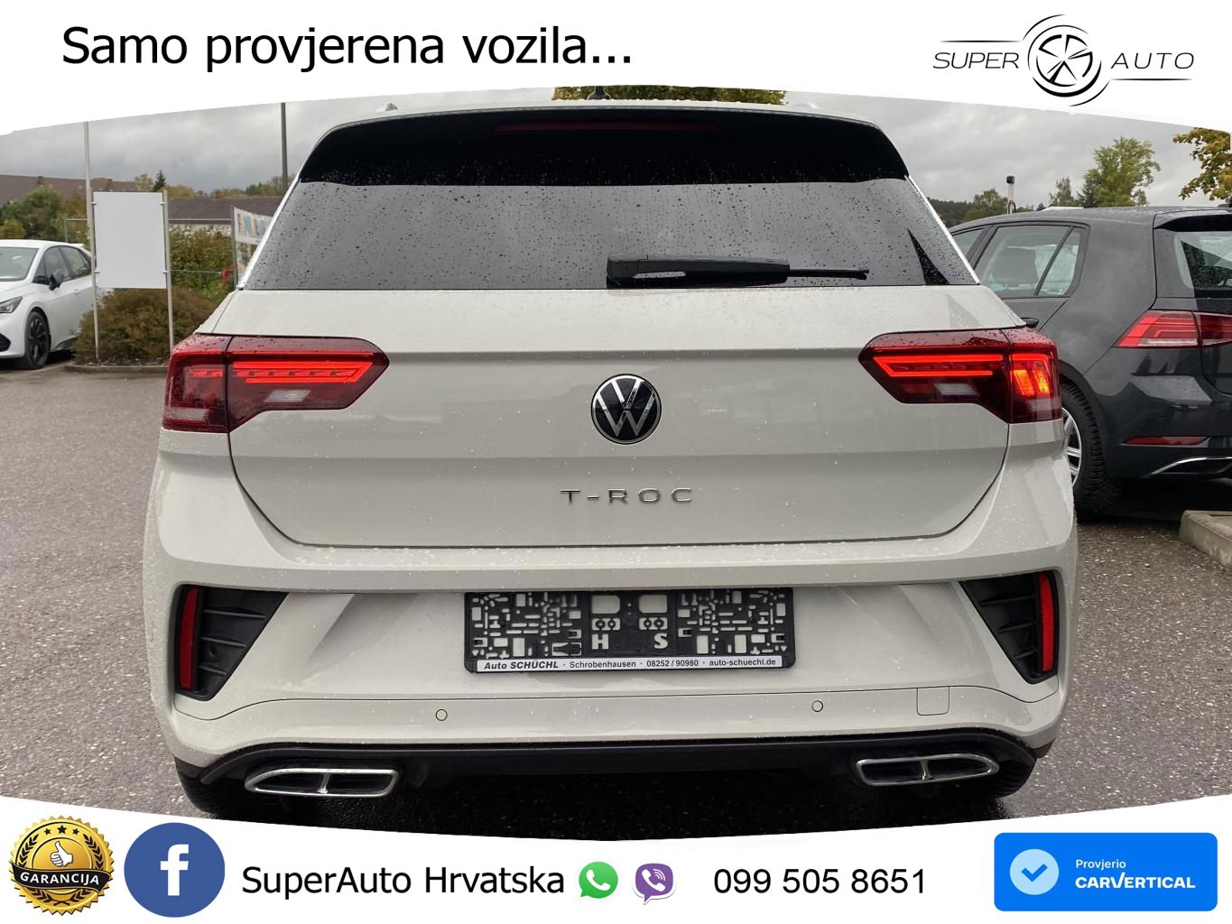 Volkswagen T-Roc 1.5 TSI (150 KS) R-Line LED+GR SJED+ACC