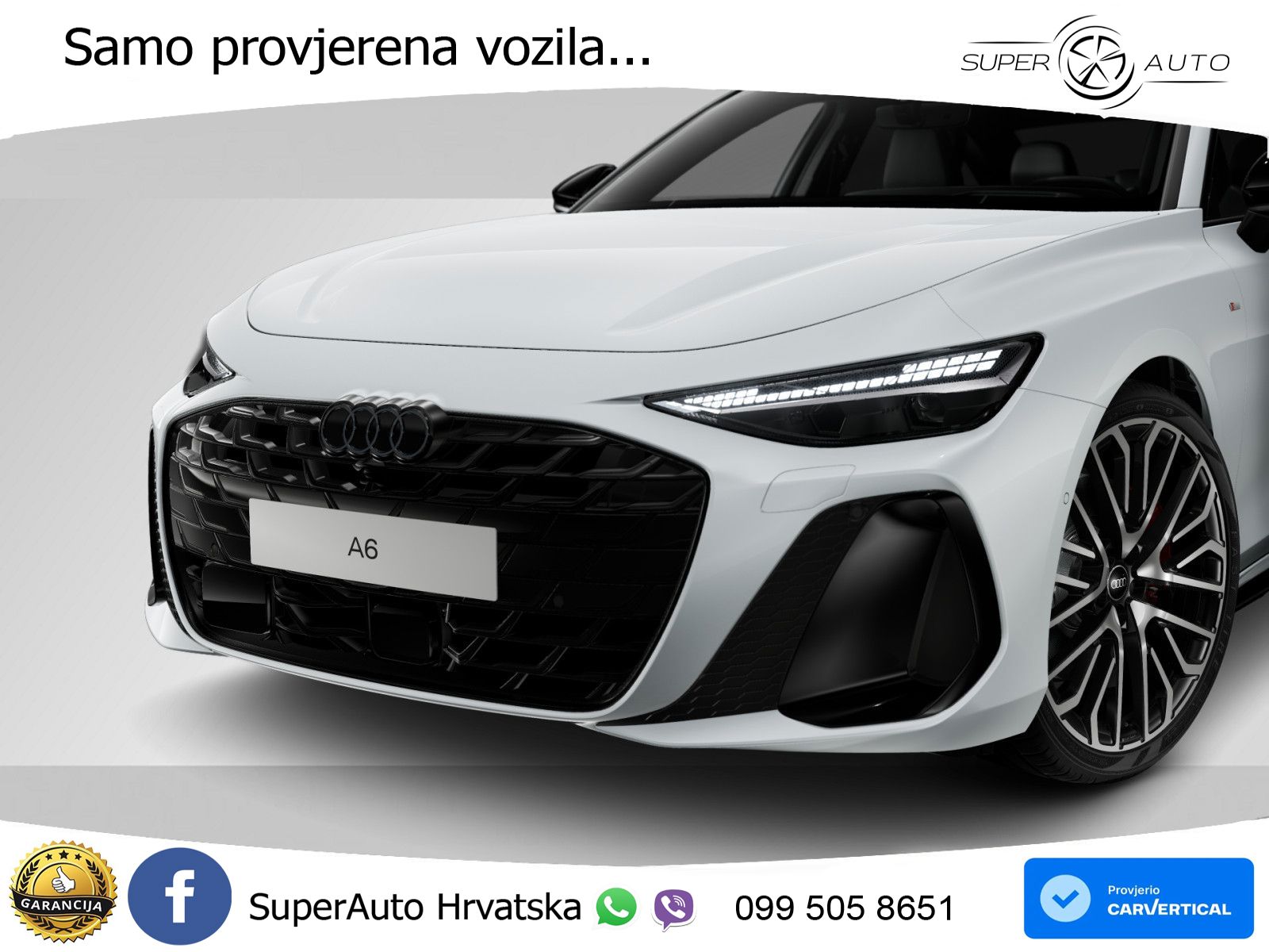 Audi A6 2.0 TDI (204 KS) quattro S tronic S line LED+GR SJED+ACC