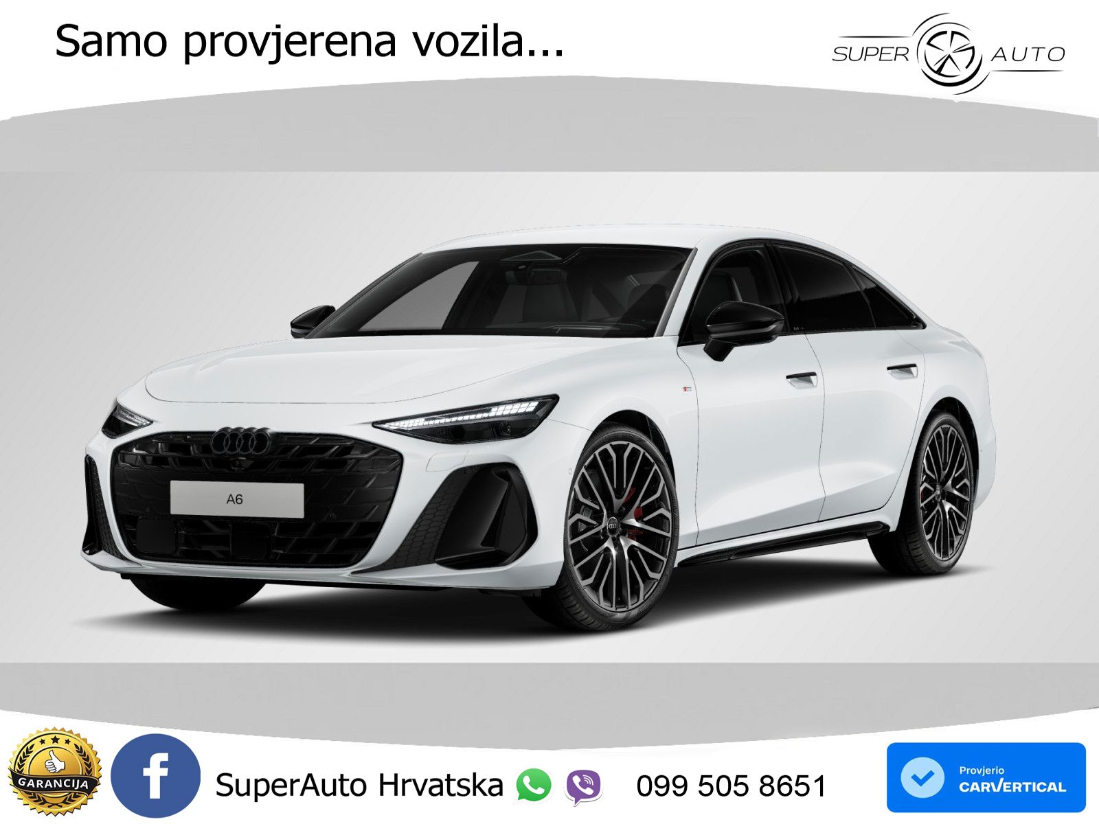 Audi A6 2.0 TDI (204 KS) quattro S tronic S line LED+GR SJED+ACC