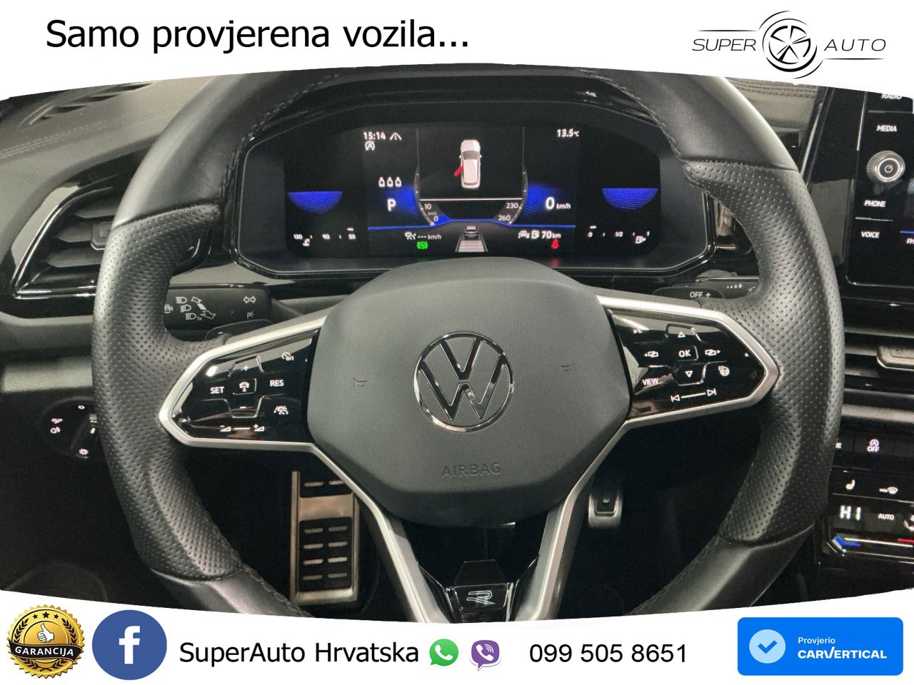 Volkswagen T-Roc 1.5 TSI (150 KS) DSG R-Line LED+GR SJED+ACC