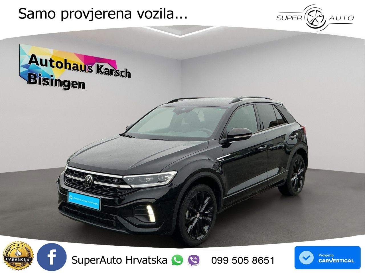 Volkswagen T-Roc 1.5 TSI (150 KS) DSG R-Line LED+GR SJED+ACC