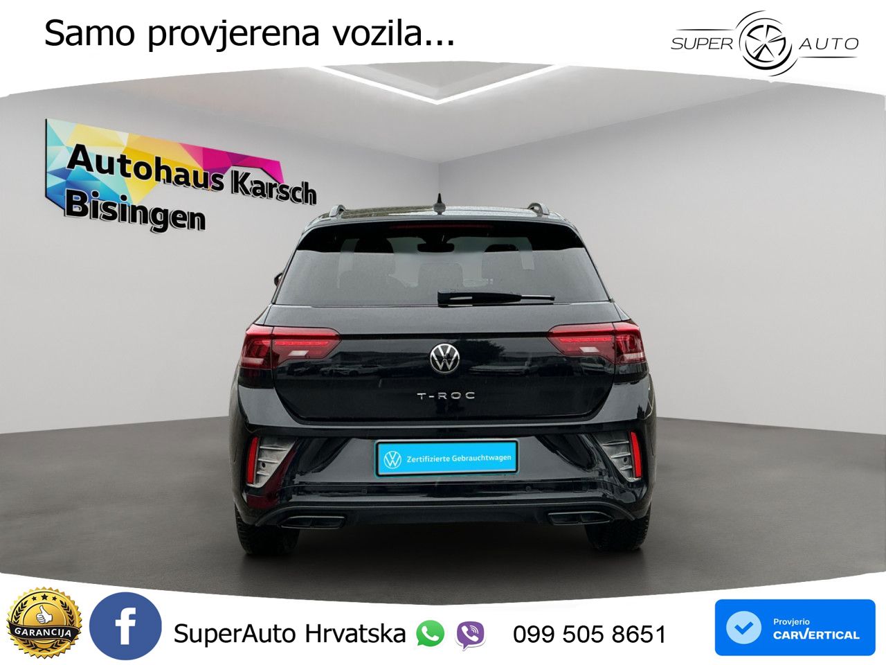 Volkswagen T-Roc 1.5 TSI (150 KS) DSG R-Line LED+GR SJED+ACC