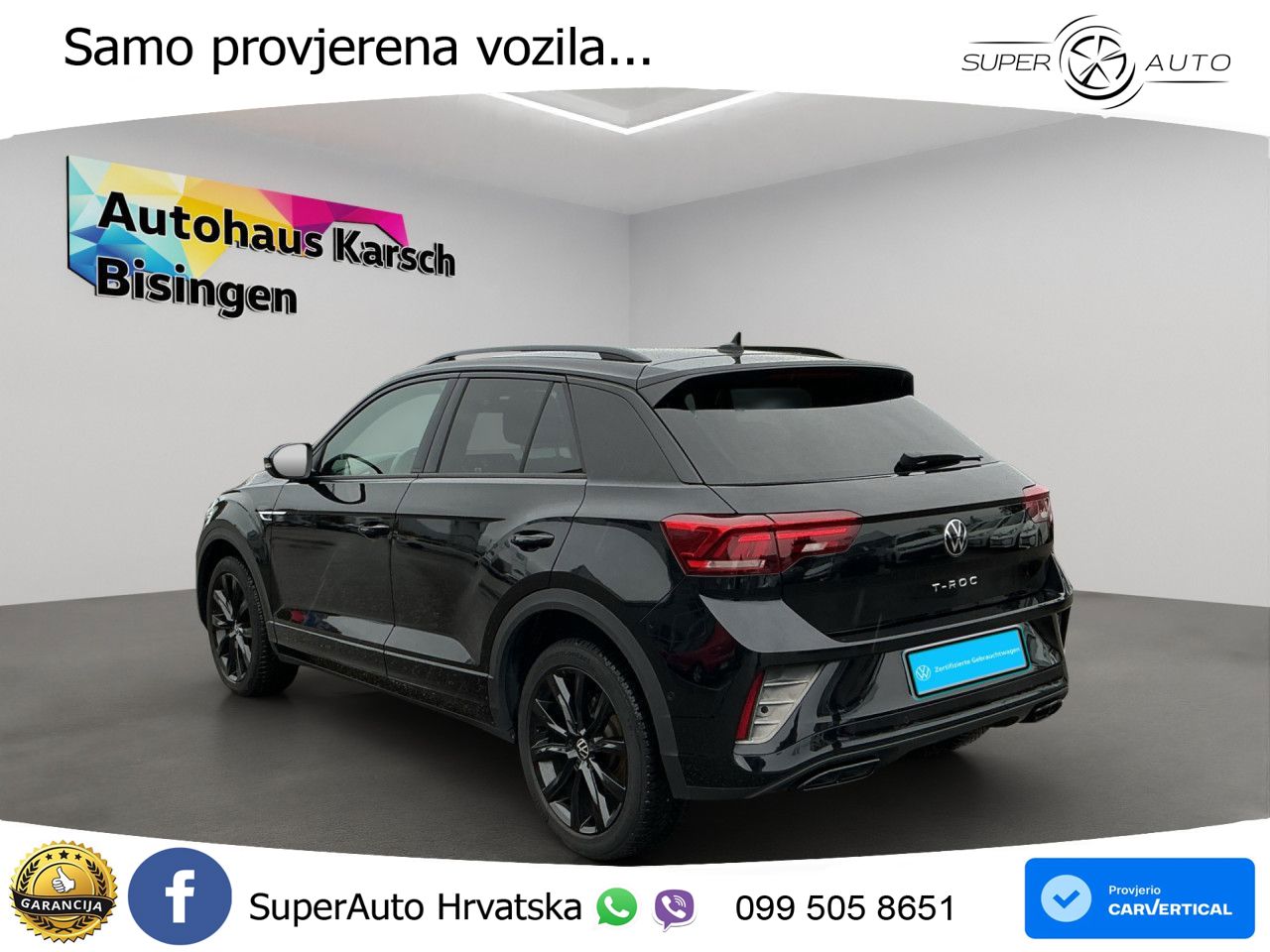 Volkswagen T-Roc 1.5 TSI (150 KS) DSG R-Line LED+GR SJED+ACC