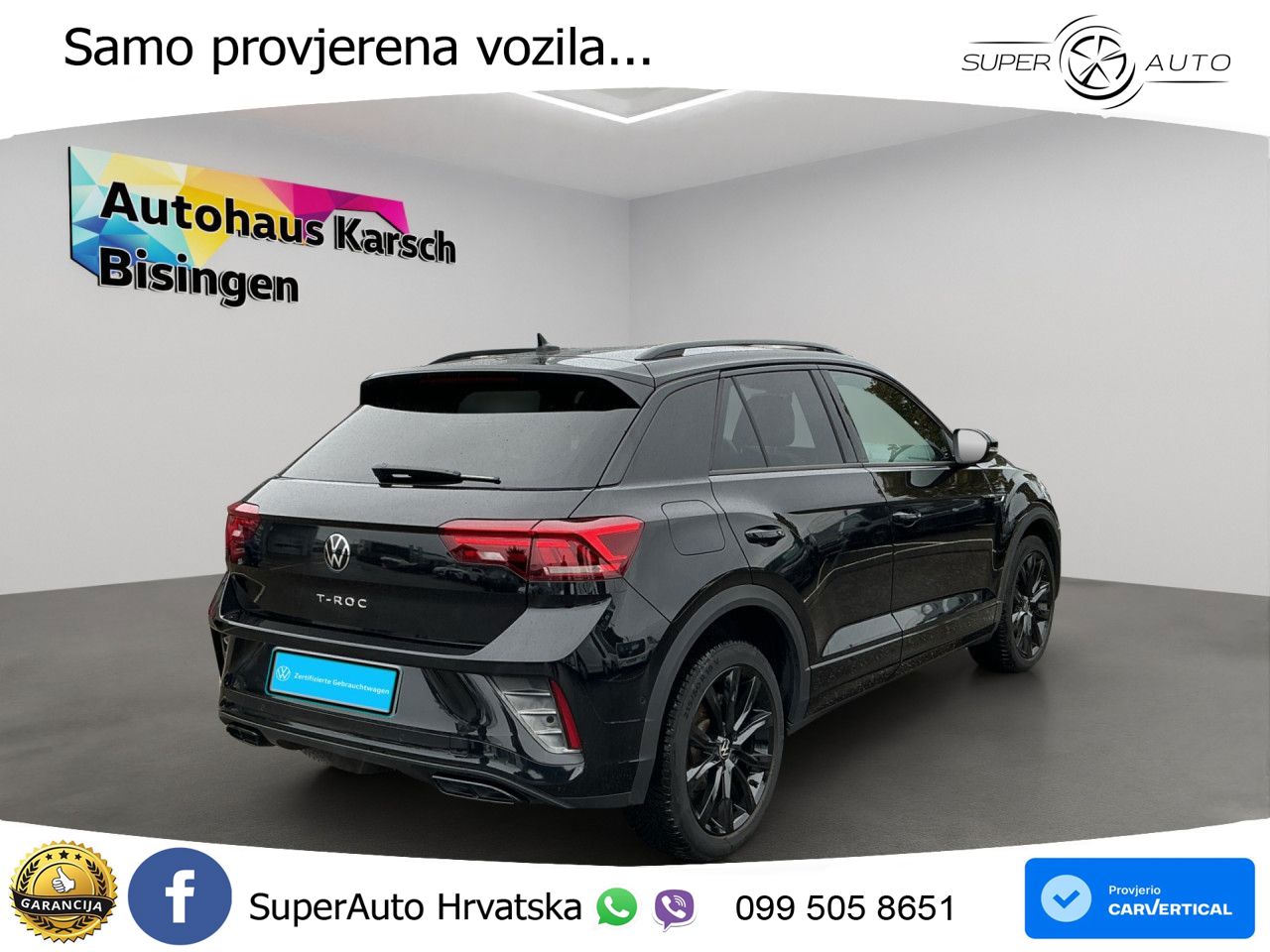 Volkswagen T-Roc 1.5 TSI (150 KS) DSG R-Line LED+GR SJED+ACC
