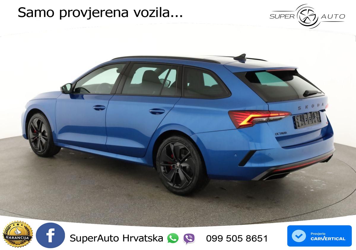 Škoda Octavia Combi RS 2.0 TSI (265 KS) DSG LED+GR SJED+ACC