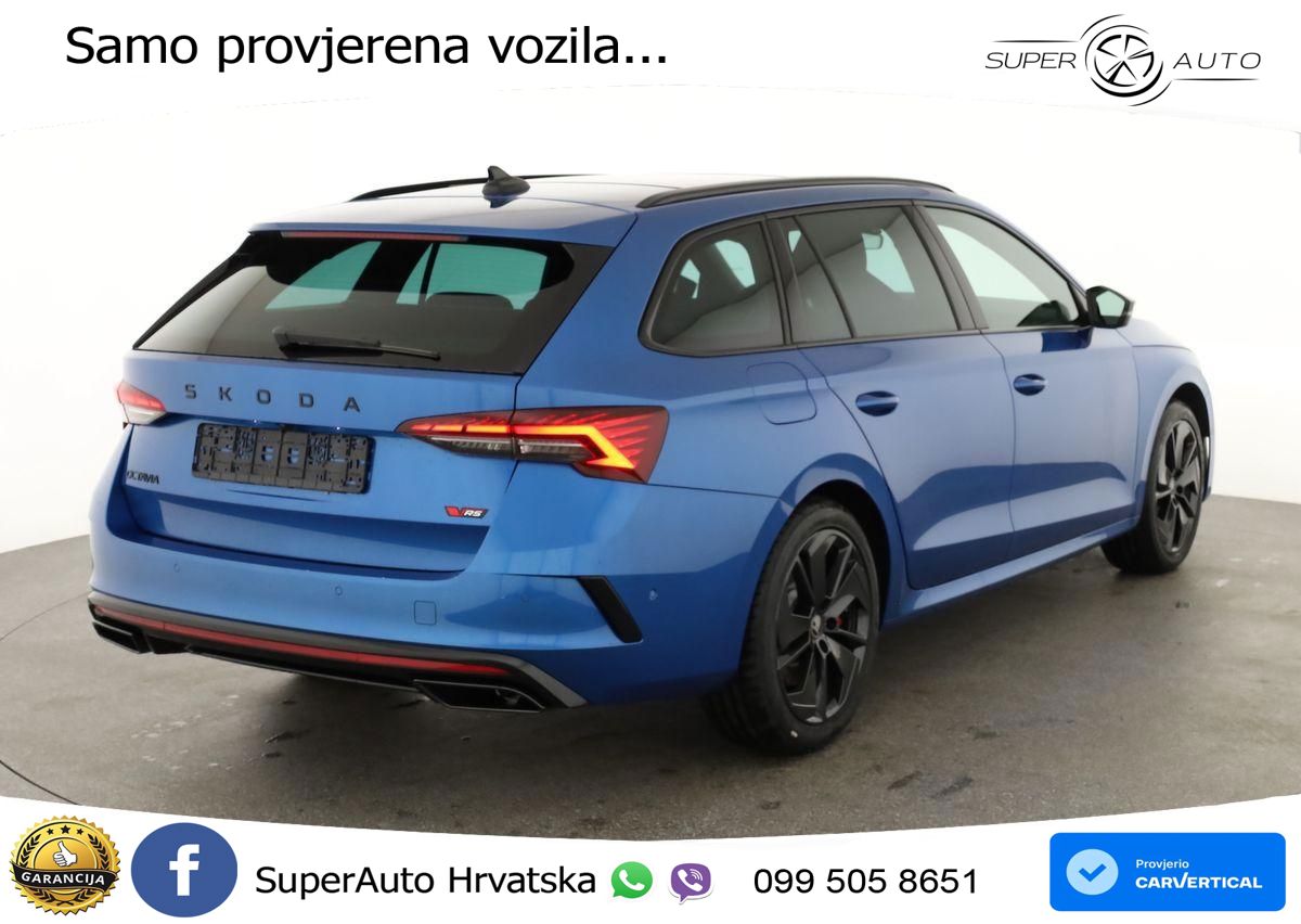 Škoda Octavia Combi RS 2.0 TSI (265 KS) DSG LED+GR SJED+ACC