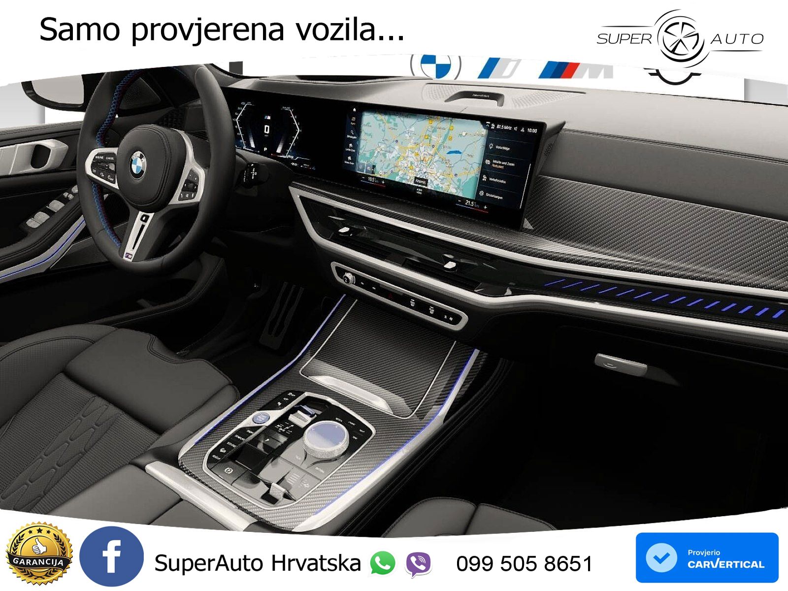 BMW X7 M60i (530 KS) xDrive Steptronic ZRAČNI+ACC+GR SJED+KAM+PANO