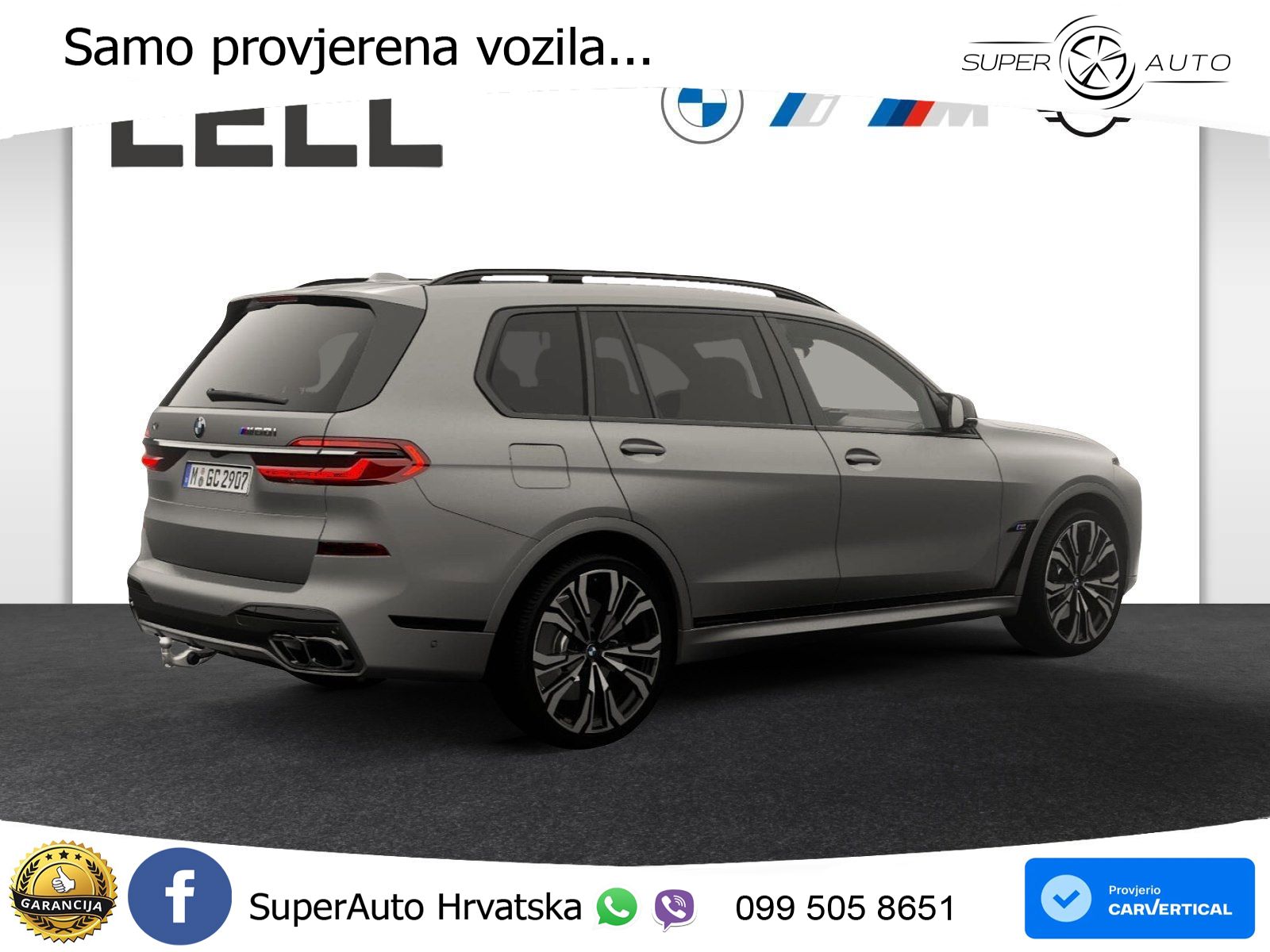 BMW X7 M60i (530 KS) xDrive Steptronic ZRAČNI+ACC+GR SJED+KAM+PANO