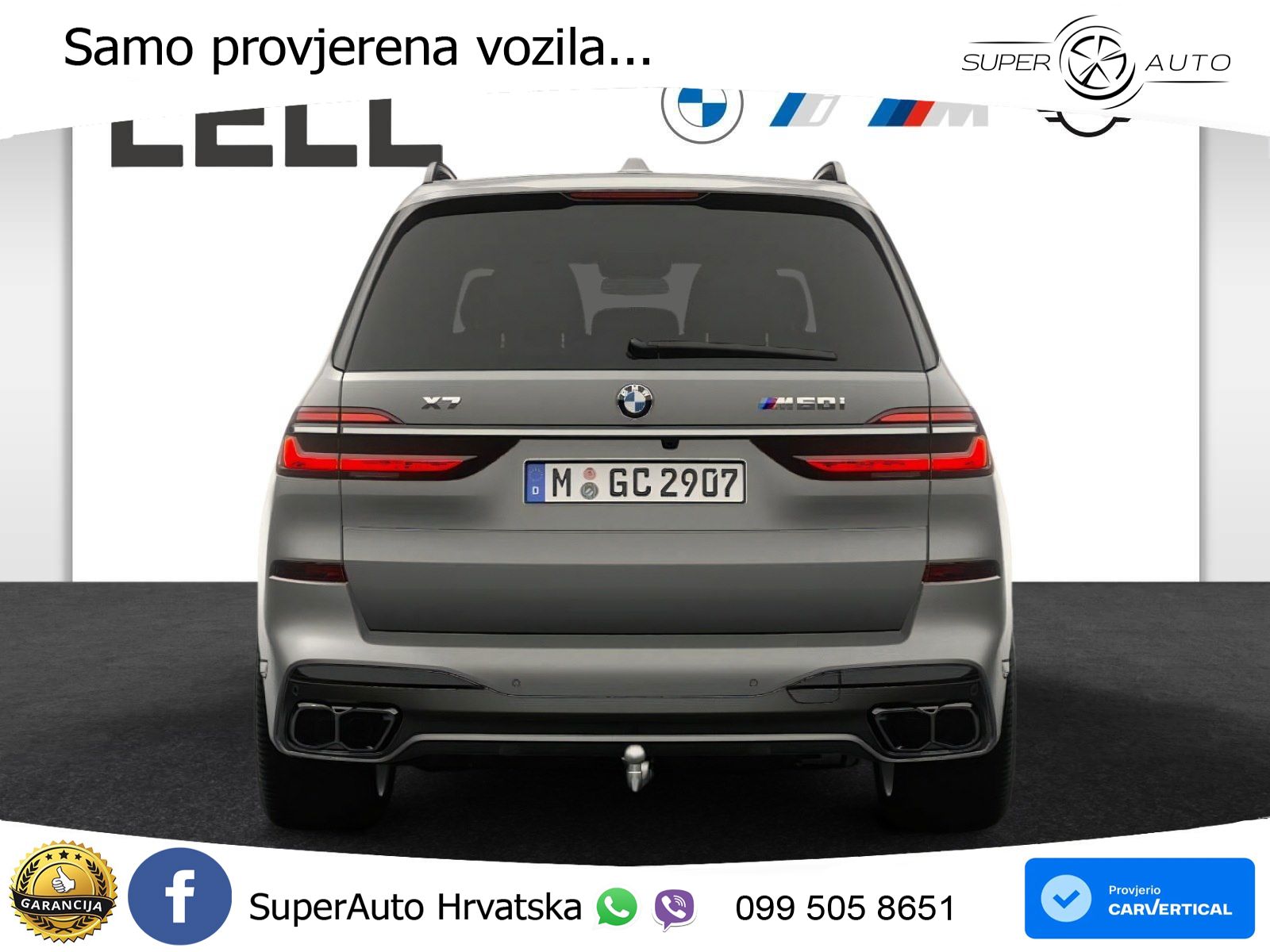 BMW X7 M60i (530 KS) xDrive Steptronic ZRAČNI+ACC+GR SJED+KAM+PANO