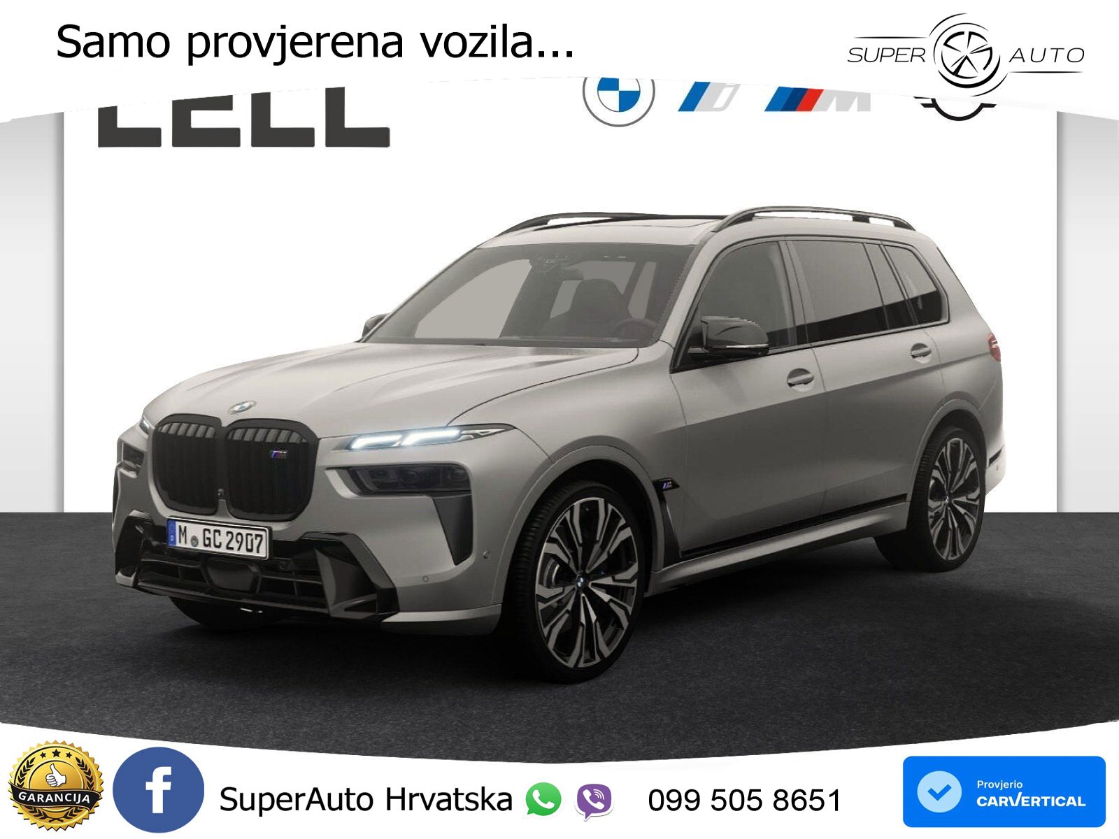 BMW X7 M60i (530 KS) xDrive Steptronic ZRAČNI+ACC+GR SJED+KAM+PANO