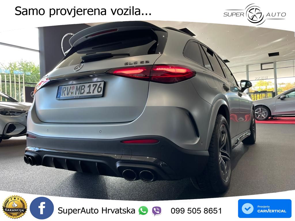 Mercedes AMG GLC 53 (449 KS) 4MATIC+ AMG SPEEDSHIFT TCT 9G ACC+HEAD+GR SJED+360+PANO