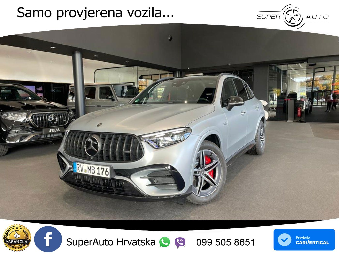 Mercedes AMG GLC 53 (449 KS) 4MATIC+ AMG SPEEDSHIFT TCT 9G ACC+HEAD+GR SJED+360+PANO