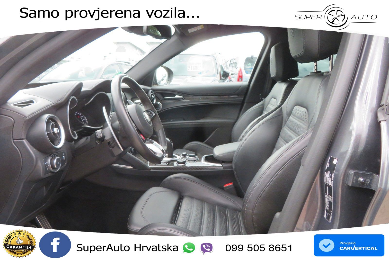 Alfa Romeo Stelvio Quadrifoglio 2.9 V6 Bi-Turbo (520 KS) Q4 Automatic LED+GR SJED+ACC