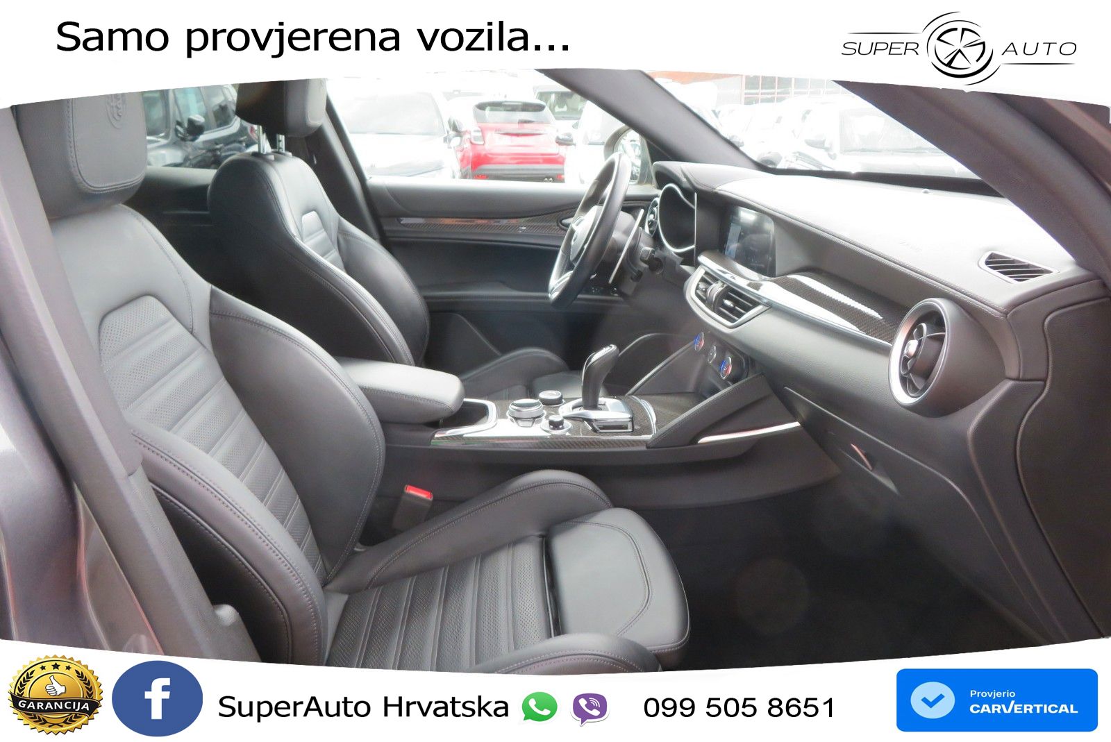 Alfa Romeo Stelvio Quadrifoglio 2.9 V6 Bi-Turbo (520 KS) Q4 Automatic LED+GR SJED+ACC